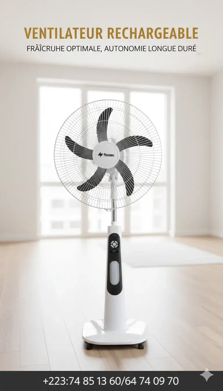 Vue alternative 1 - ventilateur rechargeables