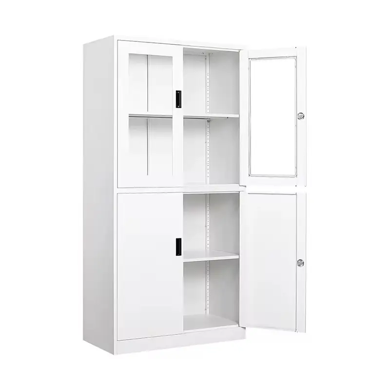 Vue alternative 1 - Armoire métallique vitrée