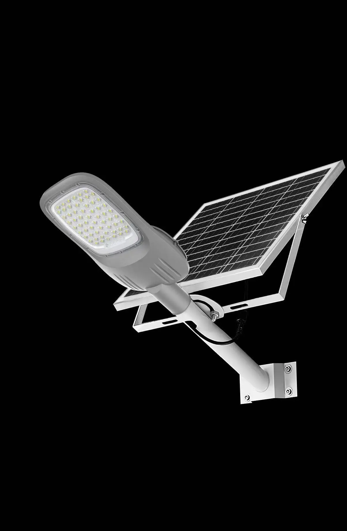 Vue alternative 1 - Lampadaire solaire JPR en aluminium