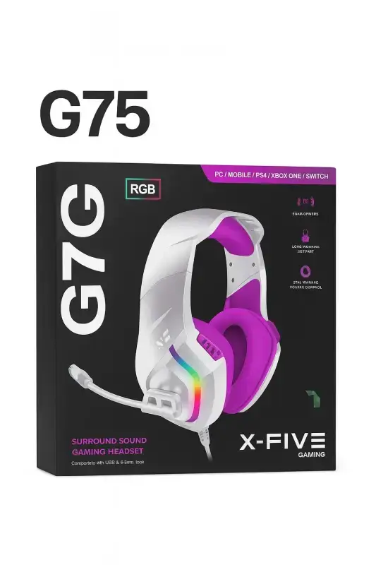 Vue alternative 1 - Casque Gaming X-Five G75