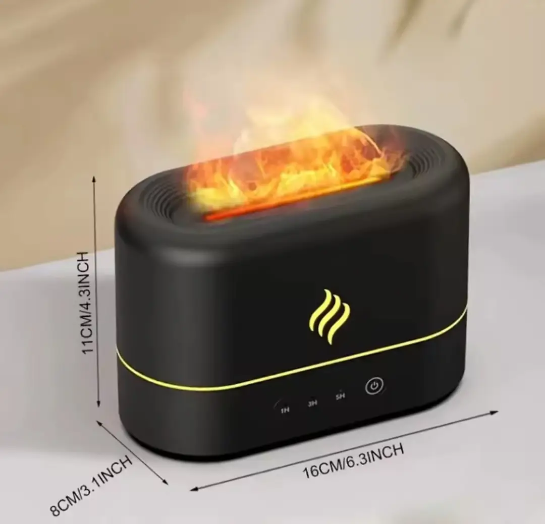 Vue alternative 5 - ? Humidificateur Aromathérapie à Flamme Multicolore – Ambiance, Relaxation &amp; Bien-être
