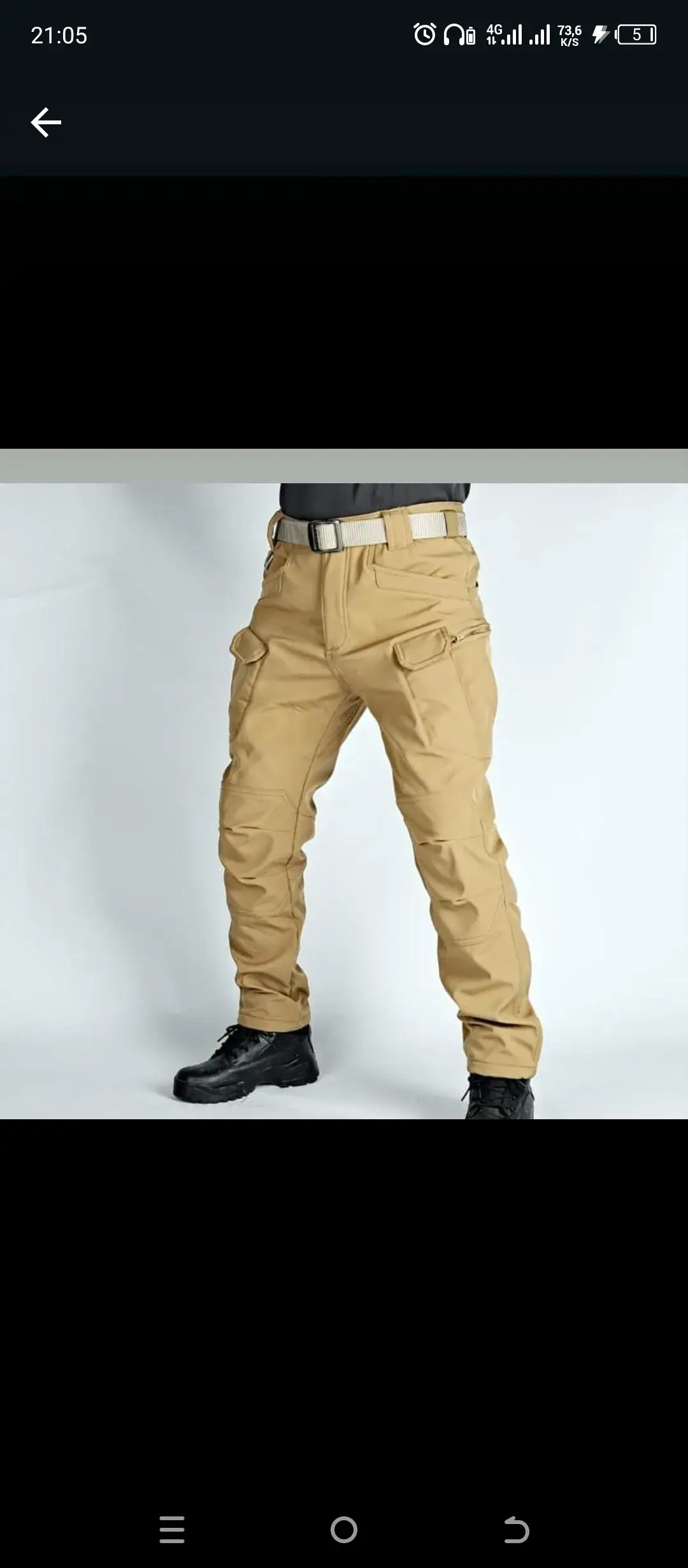 Vue alternative 5 - Pantalon Cargo "H-Tactical" : La Performance Ultime en Tout Terrain
Prêt pour l'aventure, conçu pour durer.