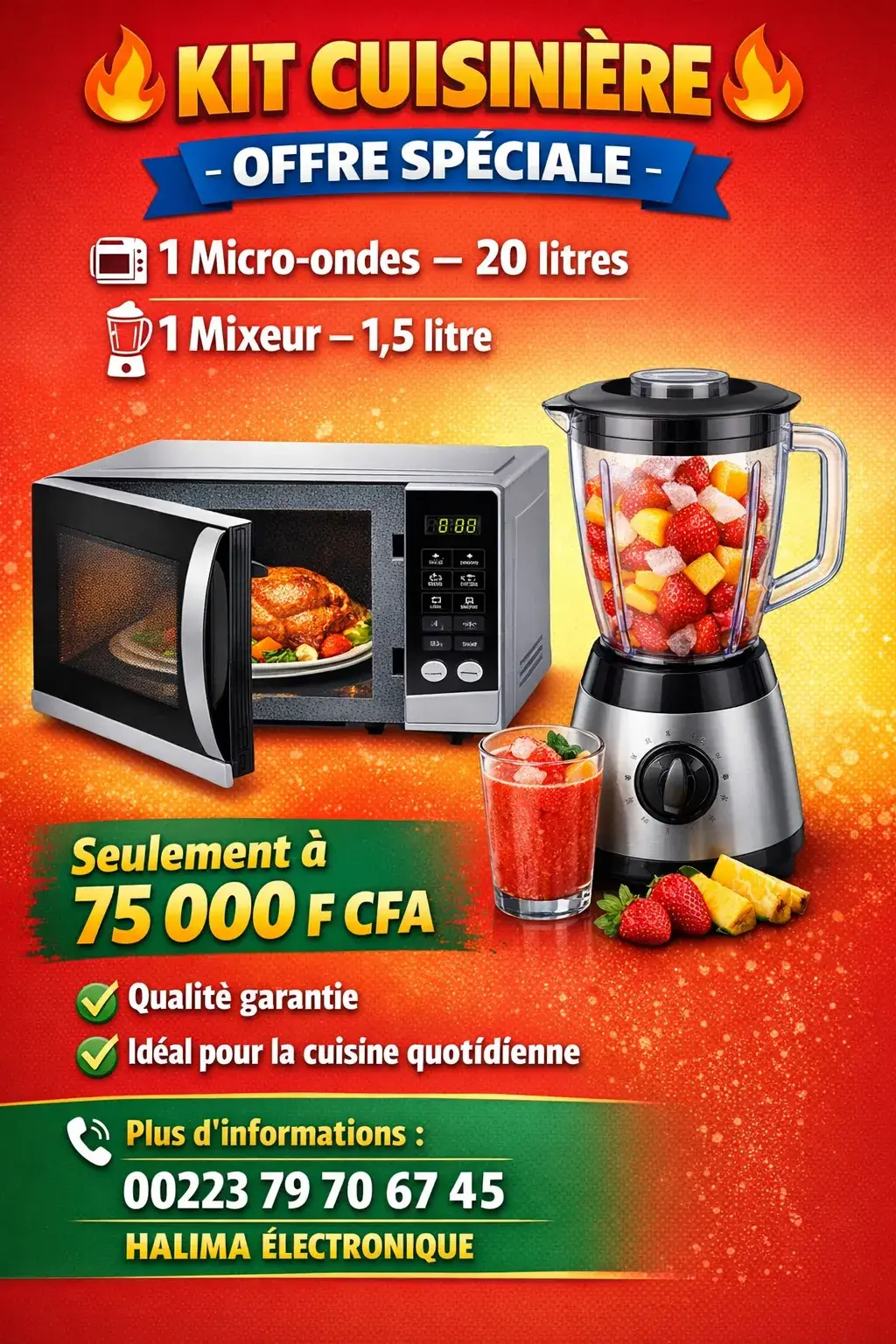 Vue alternative 4 - Kit Cuisinière 