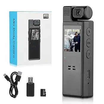 Vue alternative 2 - Caméra Piéton HD 1080P avec Écran LCD et Vision Nocturne