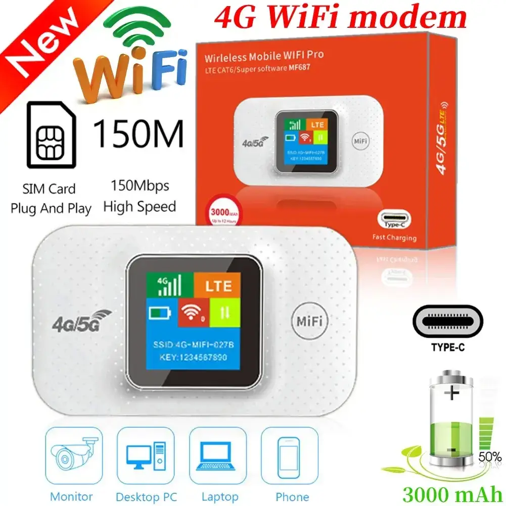 Vue alternative 1 - Routeur WiFi Mobile 4G/5G Pro - Modèle E5577