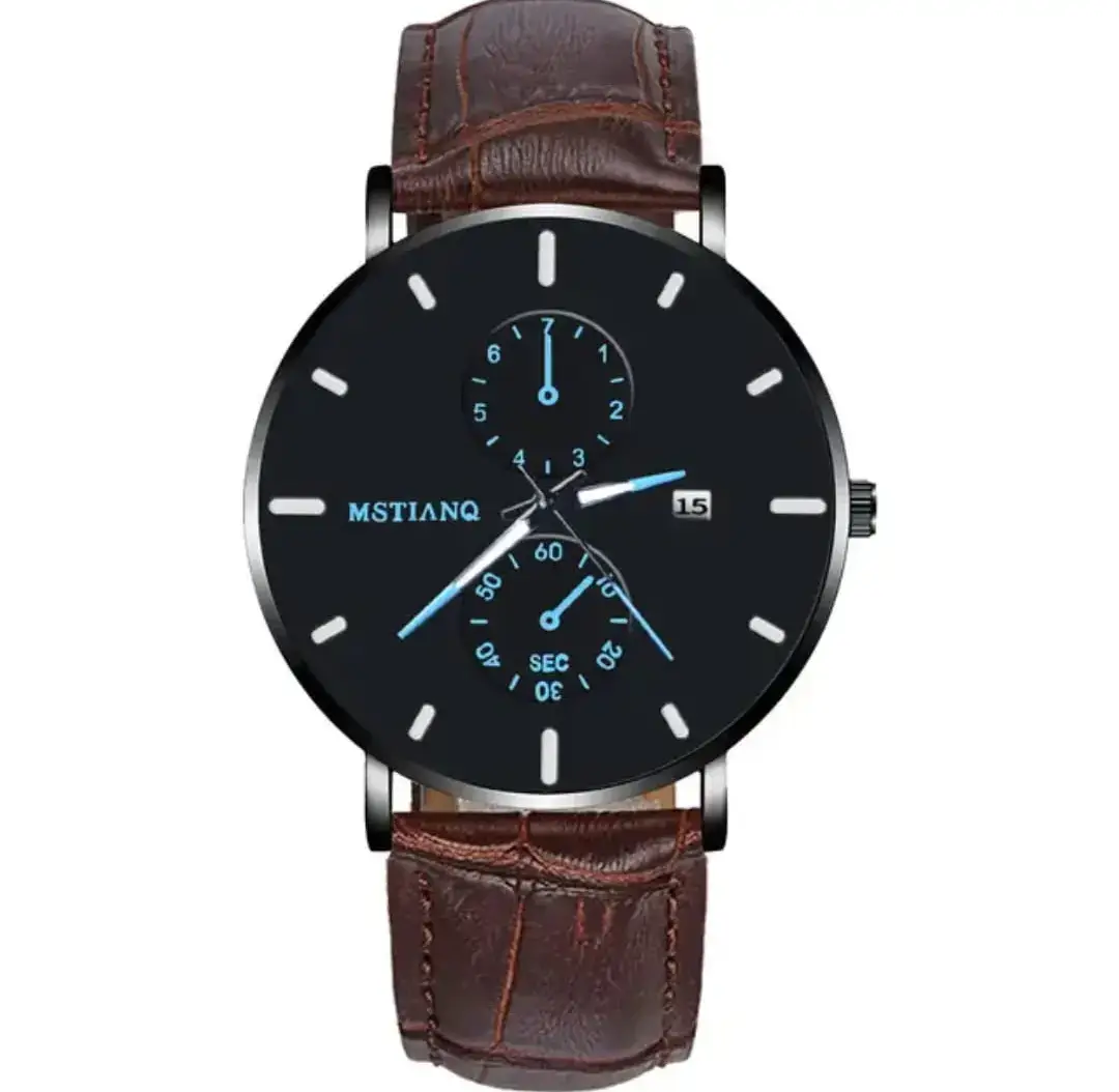 Vue alternative 2 - Montre noire moderne