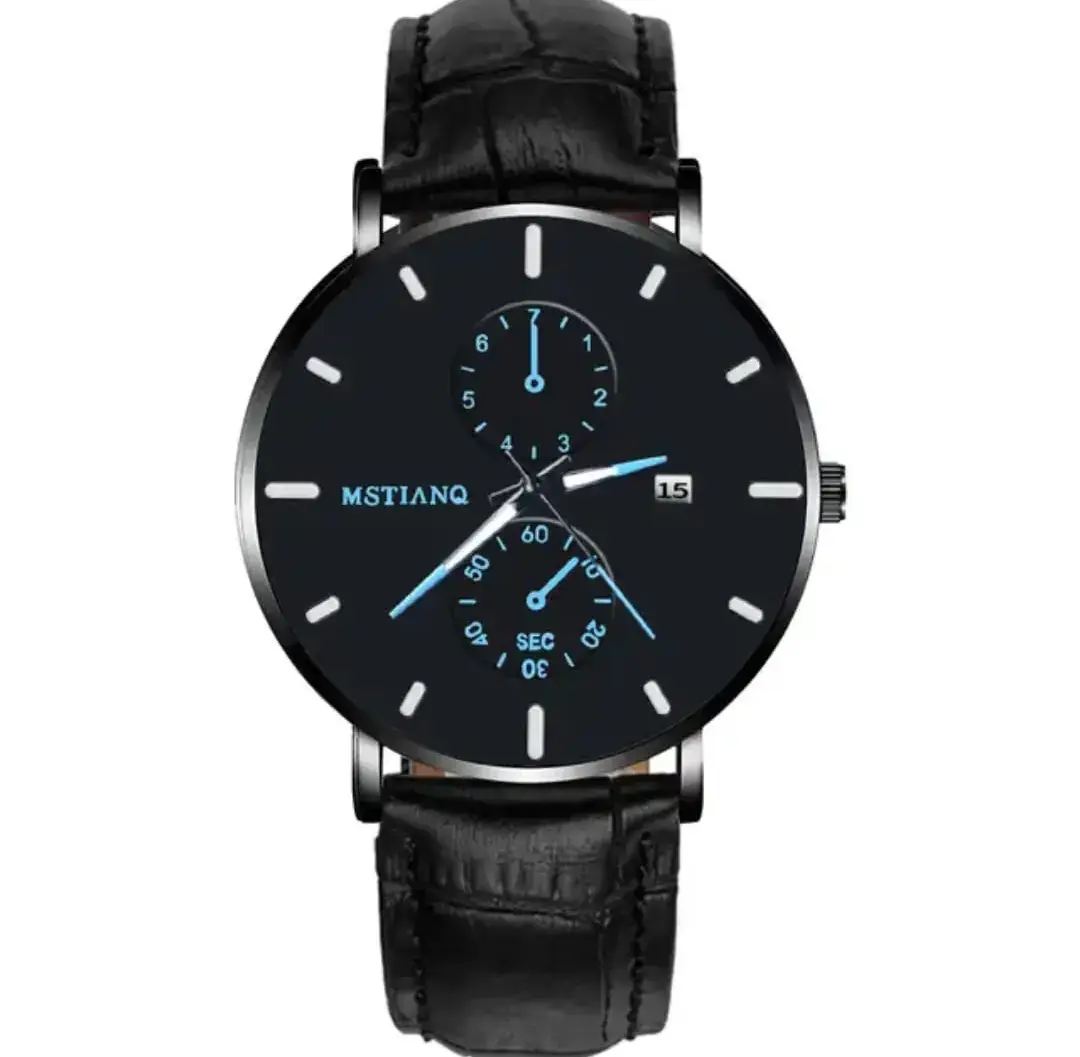 Vue alternative 3 - Montre noire moderne