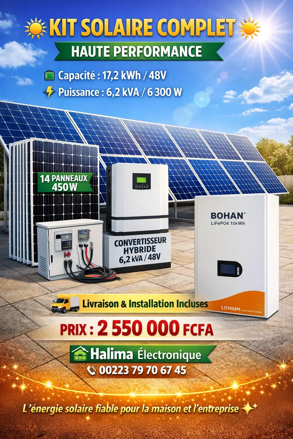 Vue alternative 3 - Kit Solaire 