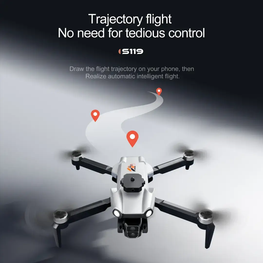 Vue alternative 3 - S119 drone performant, moderne et accessible pour transformer chaque vol en moment inoubliable.