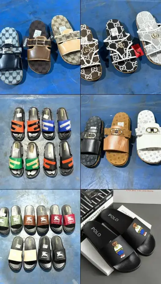 Vue alternative 4 - Claquettes de luxe à bride large Collection Elite Slide : Le Confort Rencontre le Style Iconique