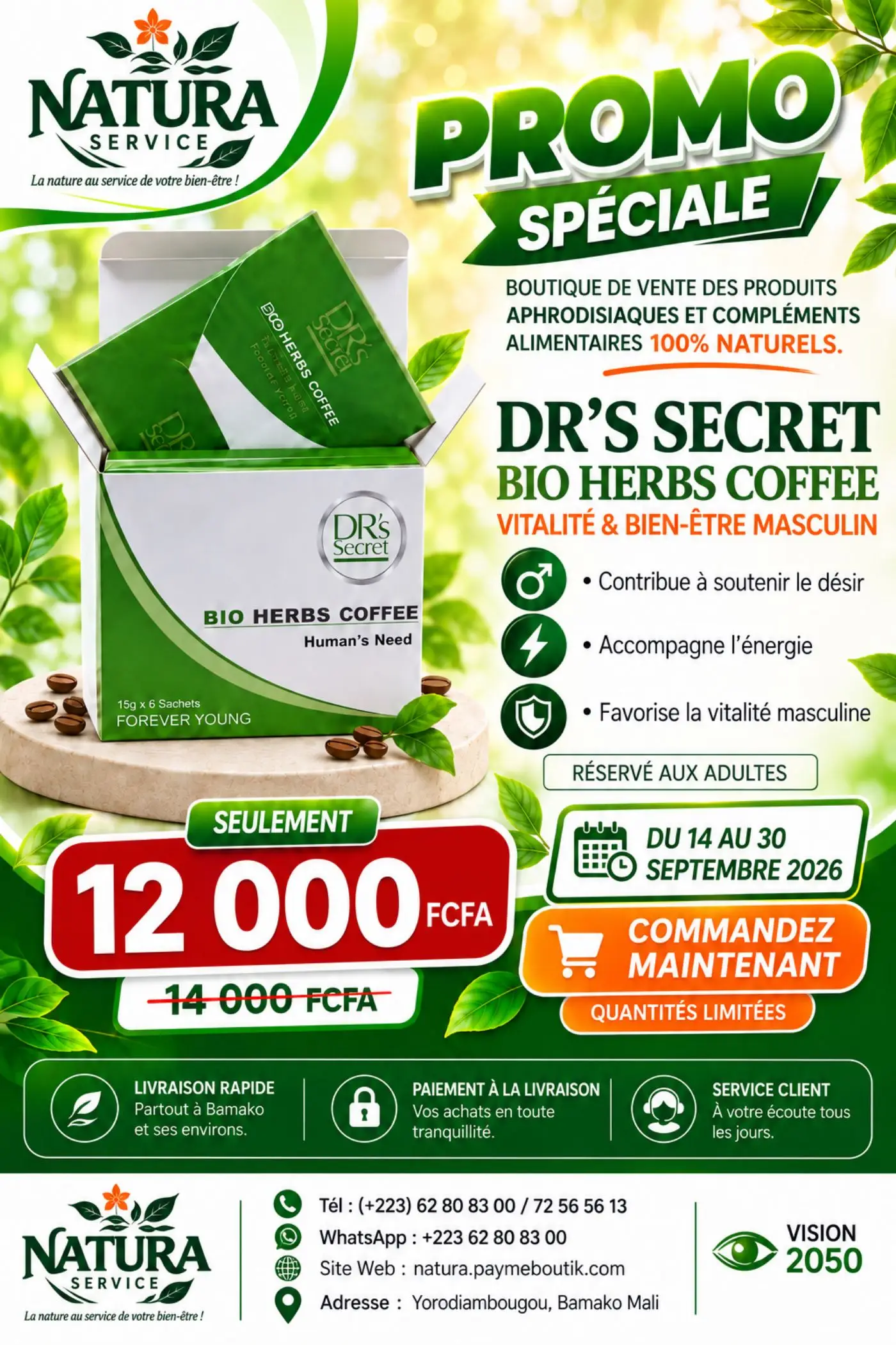 Vue alternative 2 - Bio-Herbs Café Homme