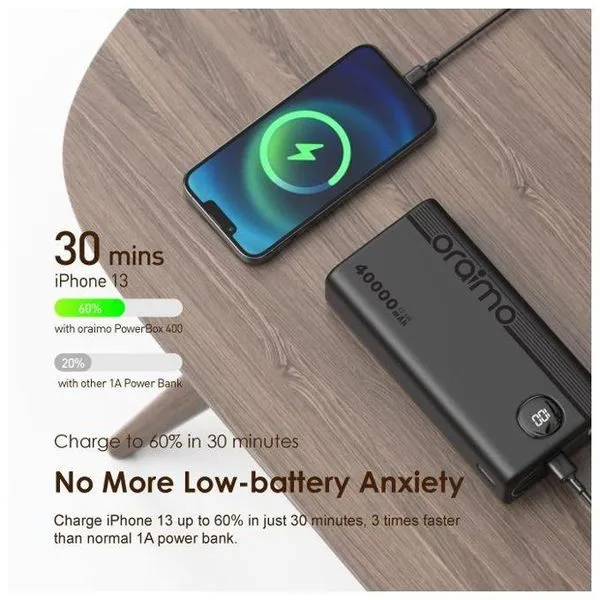 Oraimo PowerBank Oraimo - 40000 MAh - Vue détaillée 1