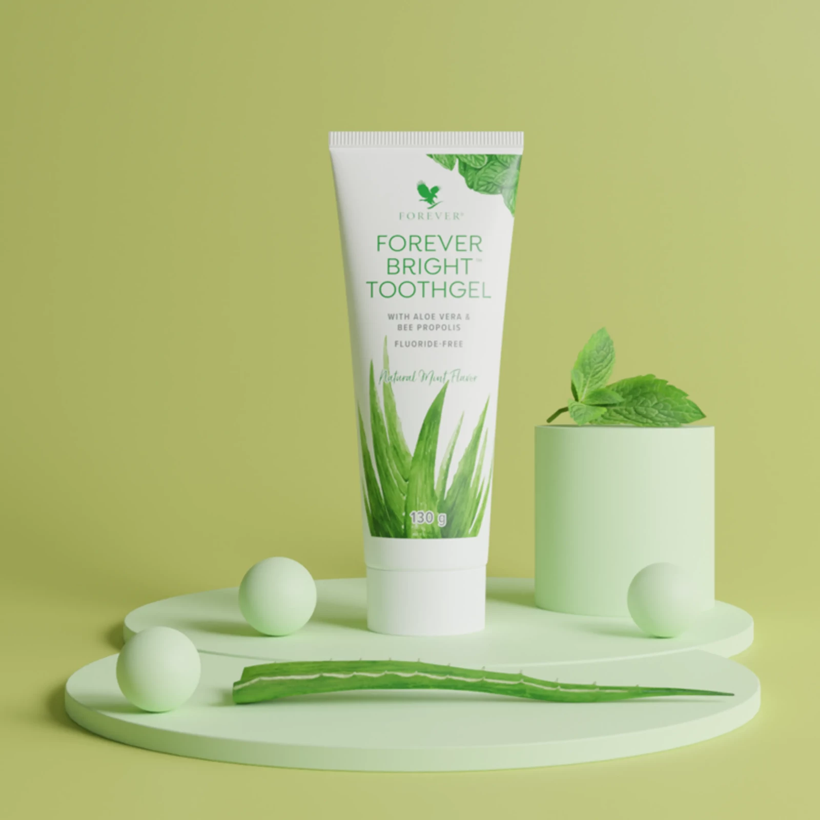 Aloe vera Gel dentaire, sans fluor et non abrasif - Vue détaillée 3