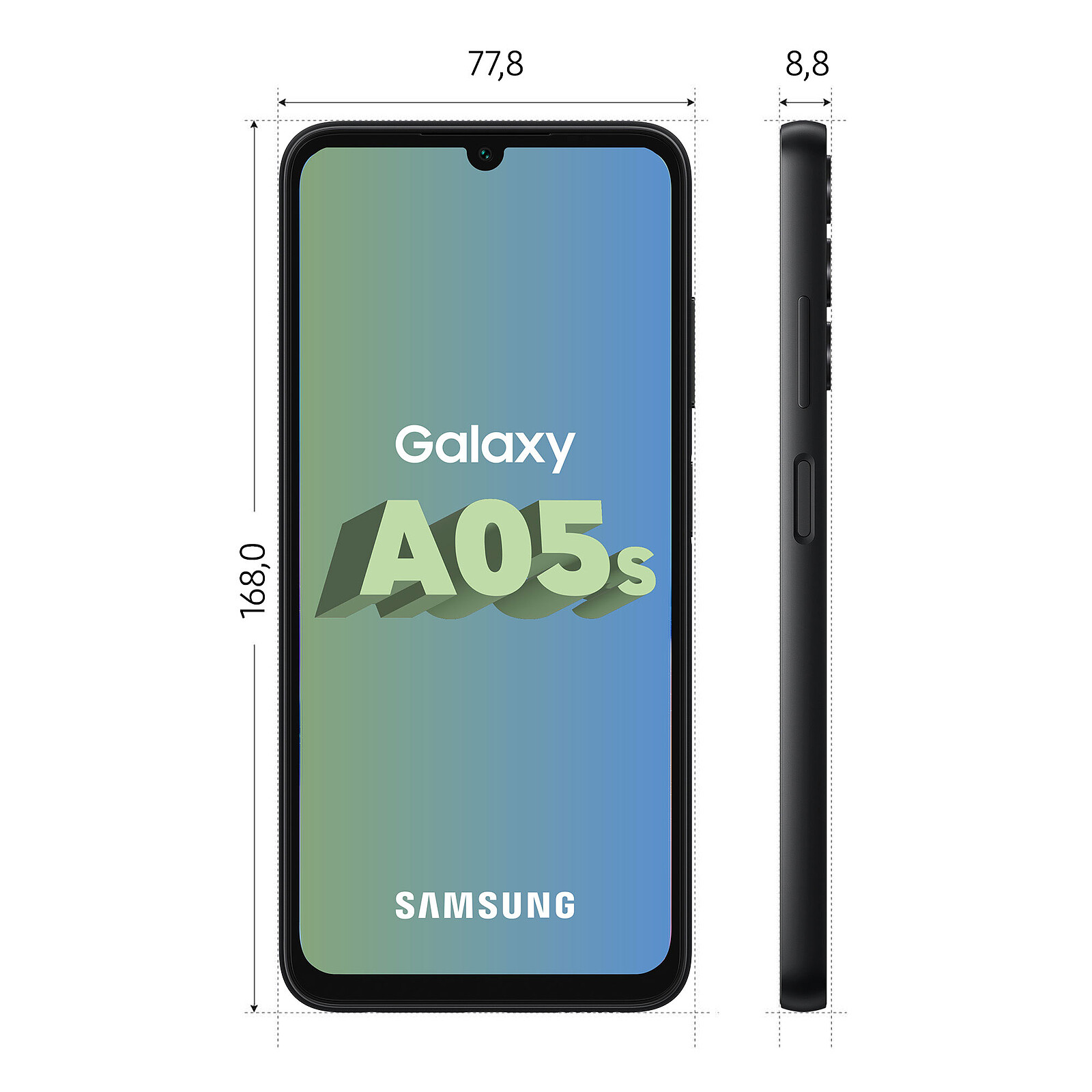 Samsung AO5s - Vue détaillée 1