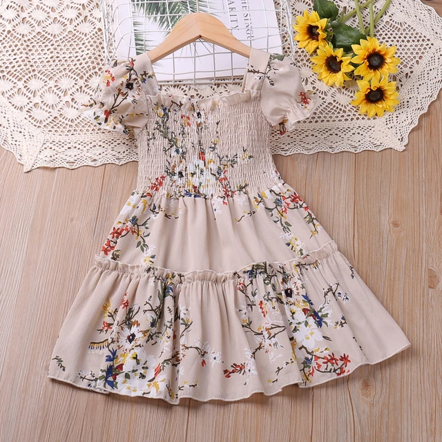 Robe Fleur de Rosée 4 à 6 ans  - Vue détaillée 4