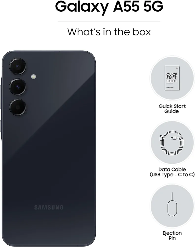 Samsung Galaxy A55 5G 256Go MODEL UE - Vue détaillée 4