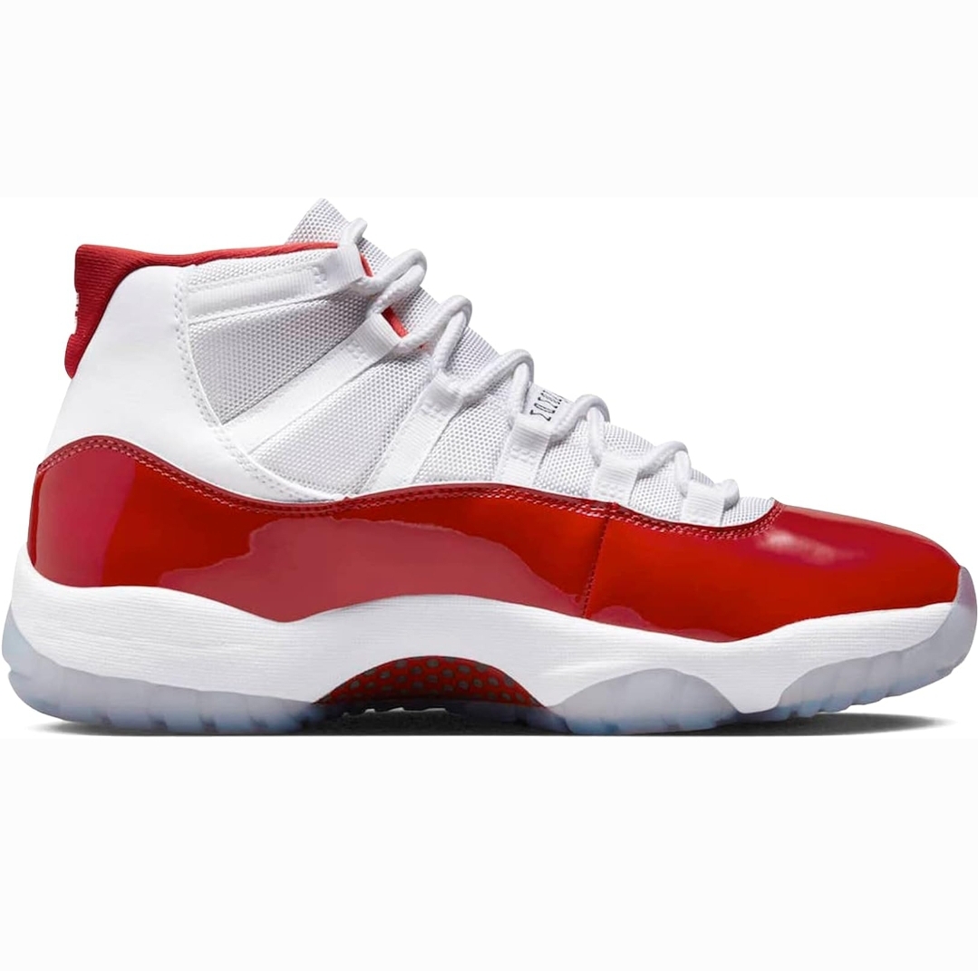 Jordan Air 11 CT8012 116 Cherry 2022 para hombre, talla 6, Negro/Altitude Green-sail - Vue détaillée 1