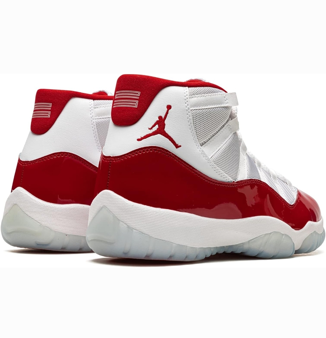 Jordan Air 11 CT8012 116 Cherry 2022 para hombre, talla 6, Negro/Altitude Green-sail - Vue détaillée 3