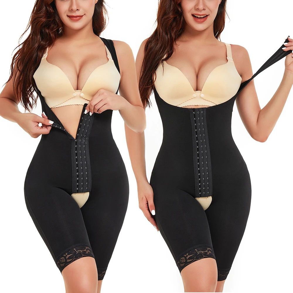 Combinaison post-opératoire à compression élevée avec fermeture éclair Colombinaison Pour Femmes BBL (Chifoni Chez Fatoumata ) - Vue détaillée 1