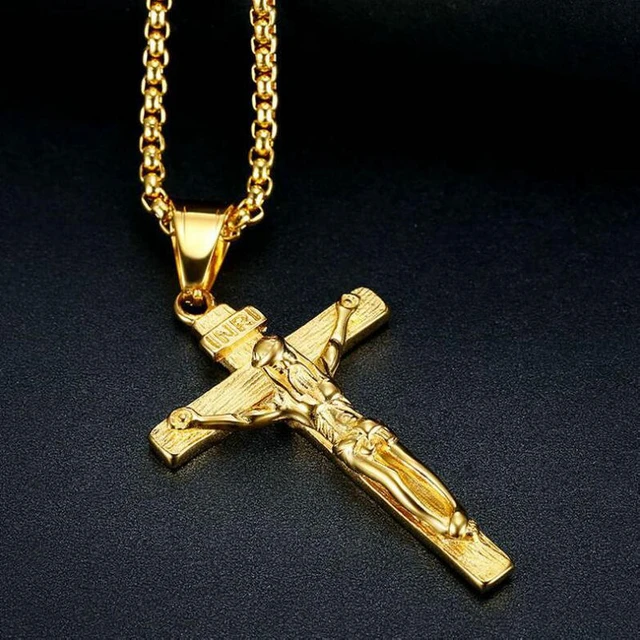 Collier pendentif croix  - Vue détaillée 1