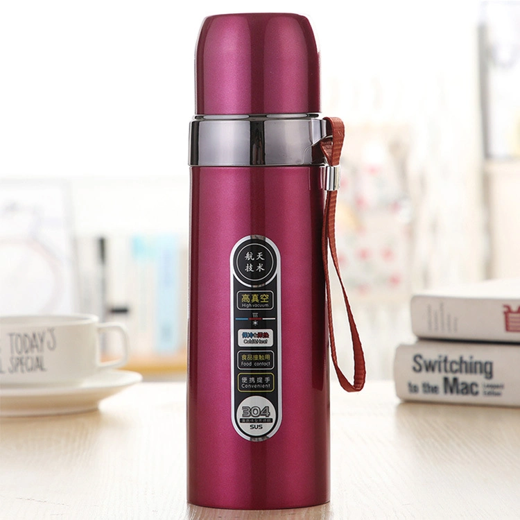 Bouteille d'eau sportive isolée en acier inoxydable de 16 oz ... - Vue détaillée 4