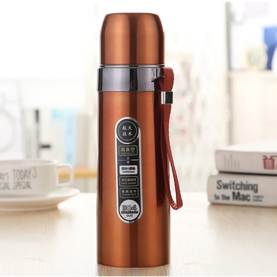 Bouteille d'eau sportive isolée en acier inoxydable de 16 oz ... - Vue détaillée 5