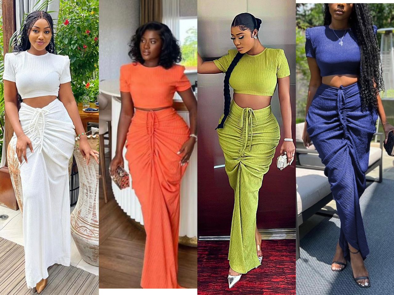 Jupe froncée et un débardeur assorti  - Vue détaillée 4