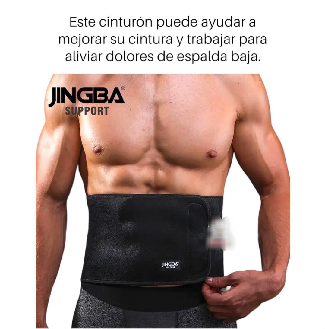JINGBA support ceinture de sudation pour femmes perte de poids ceinture amincissante ceinture en néoprène entraîneur de taille pour hommes ceinture de fitness ceinture pour le dos et les hanches." - Vue détaillée 1