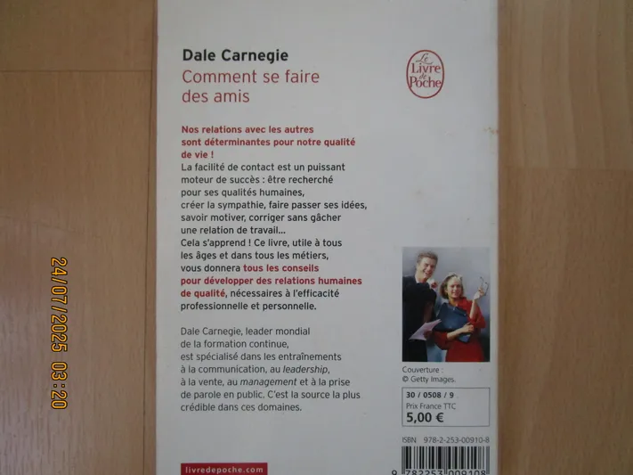 Comment se faire des amis - DALE CARNEGIE - Vue détaillée 1
