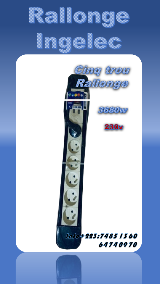 RALLONGE CINQ TROU  - Vue détaillée 1