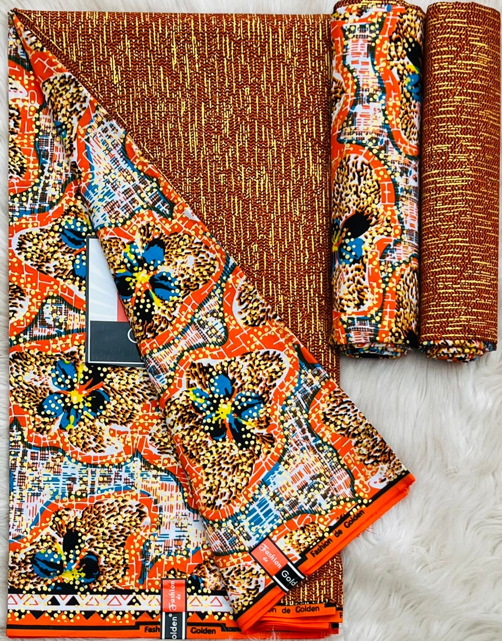 Wodine tissus 3 mètres multicolores  - Vue détaillée 2