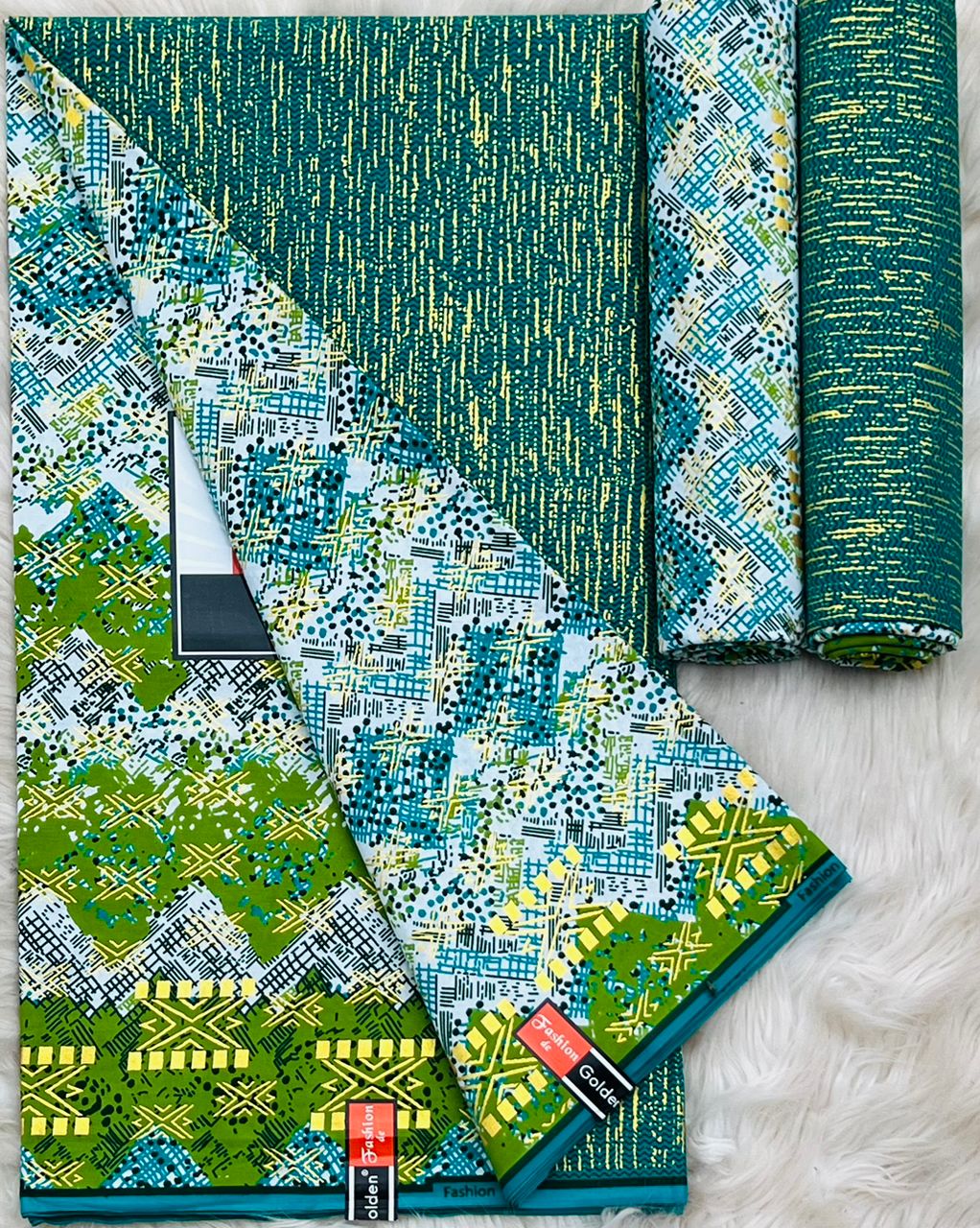 Wodine tissus 3 mètres multicolores  - Vue détaillée 8