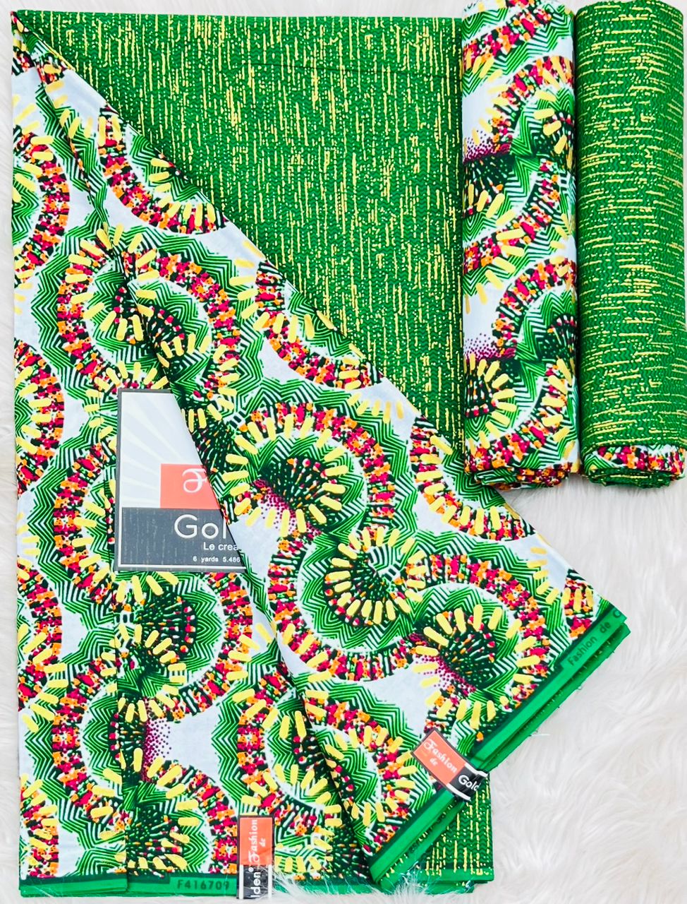 Wodine tissus 3 mètres multicolores  - Vue détaillée 14