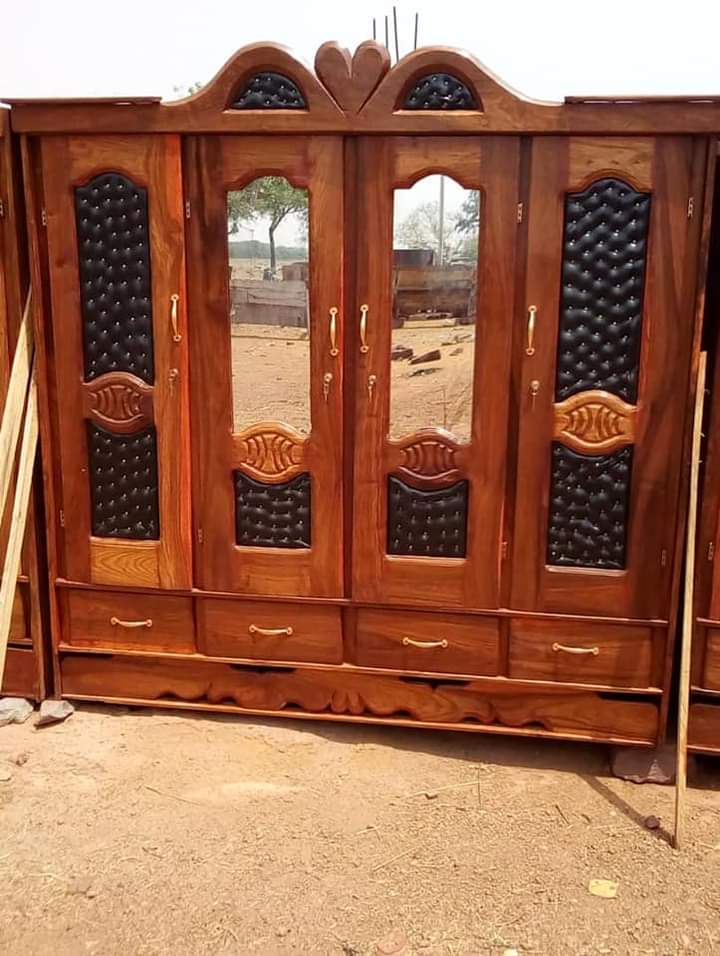 Armoire 4 portes + lit 3 places Neuf - Vue détaillée 1