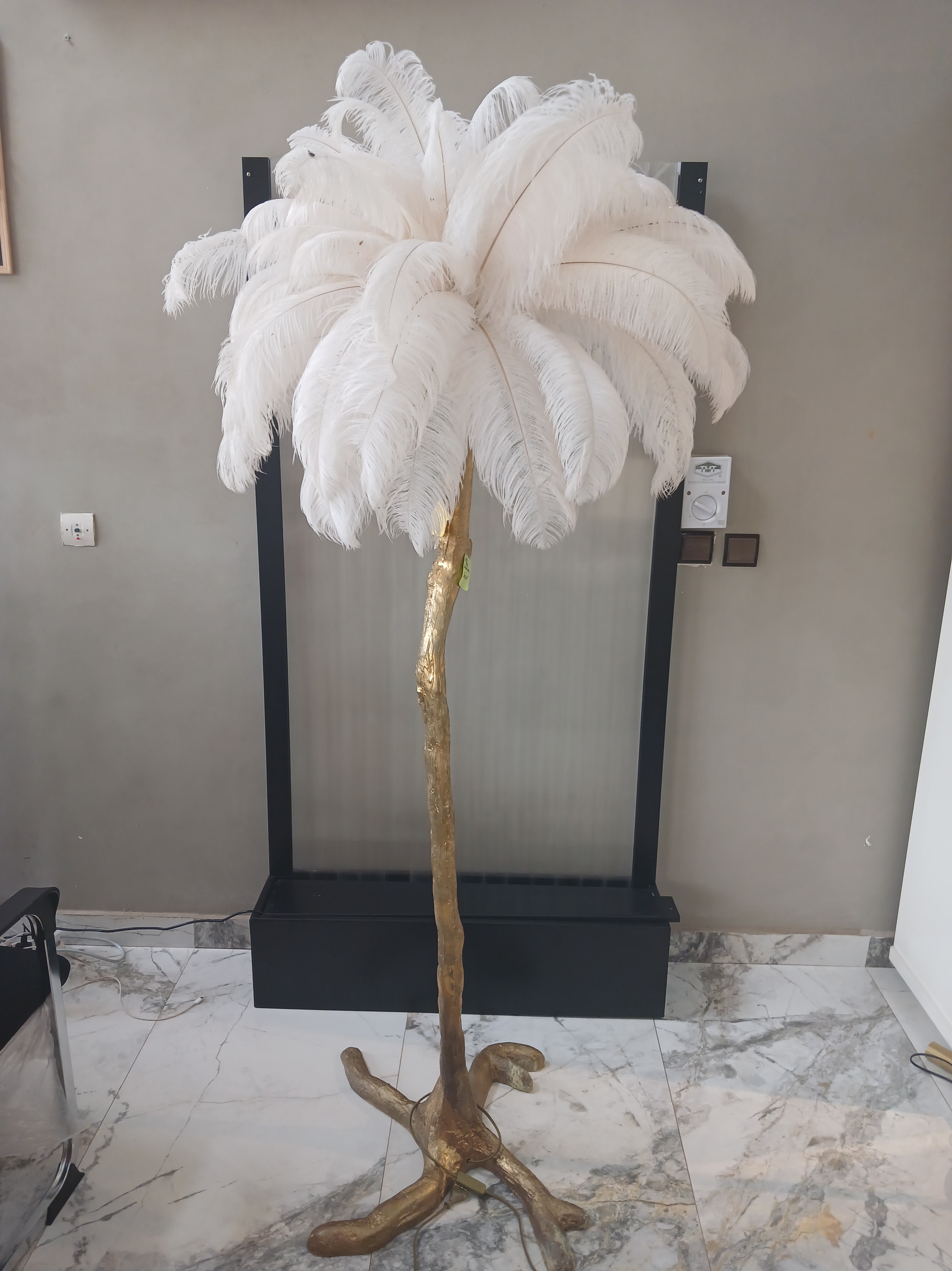 Abat-jour arbre de plume de paon  - Vue détaillée 1