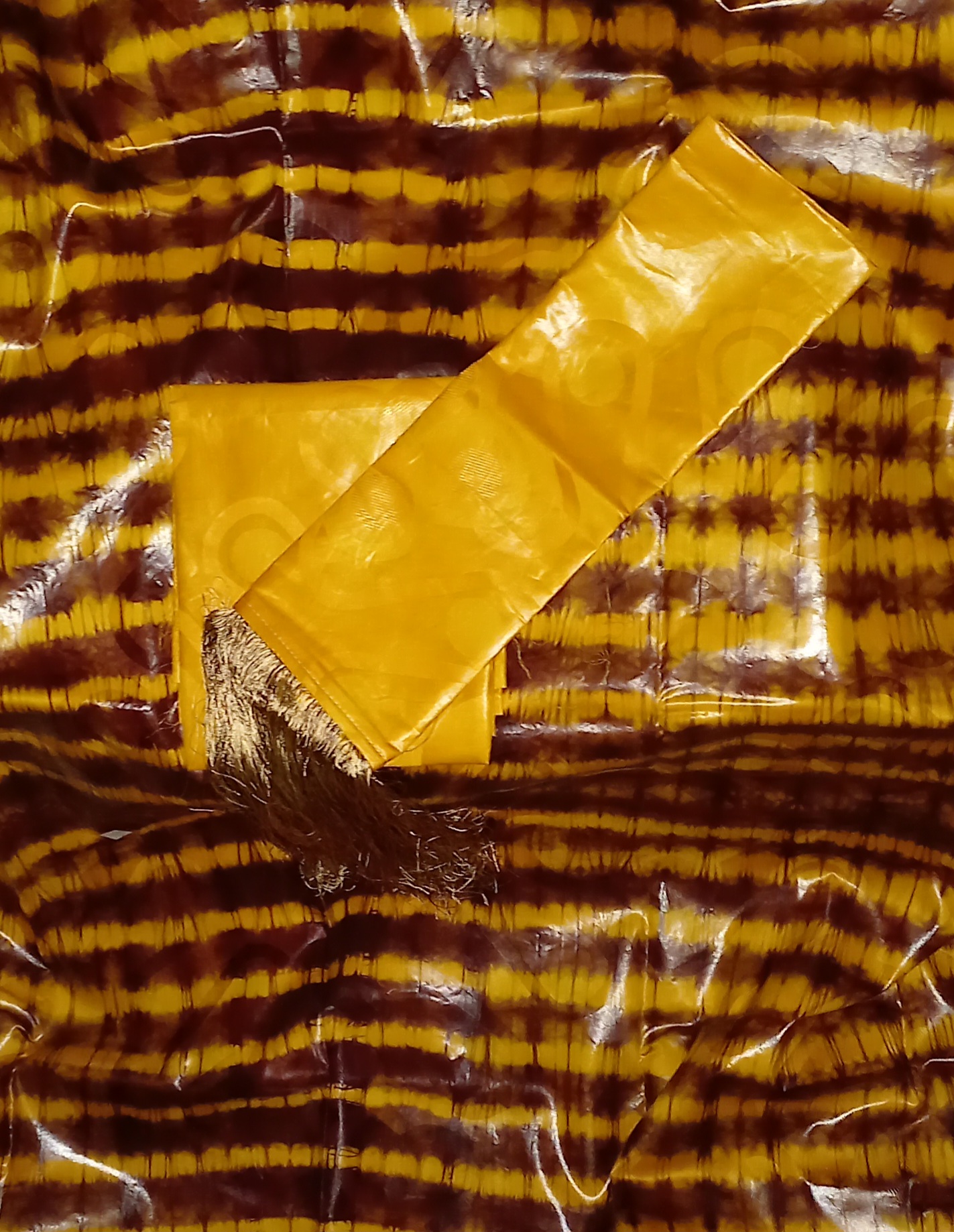 Bazin riche teinte  - Vue détaillée 1