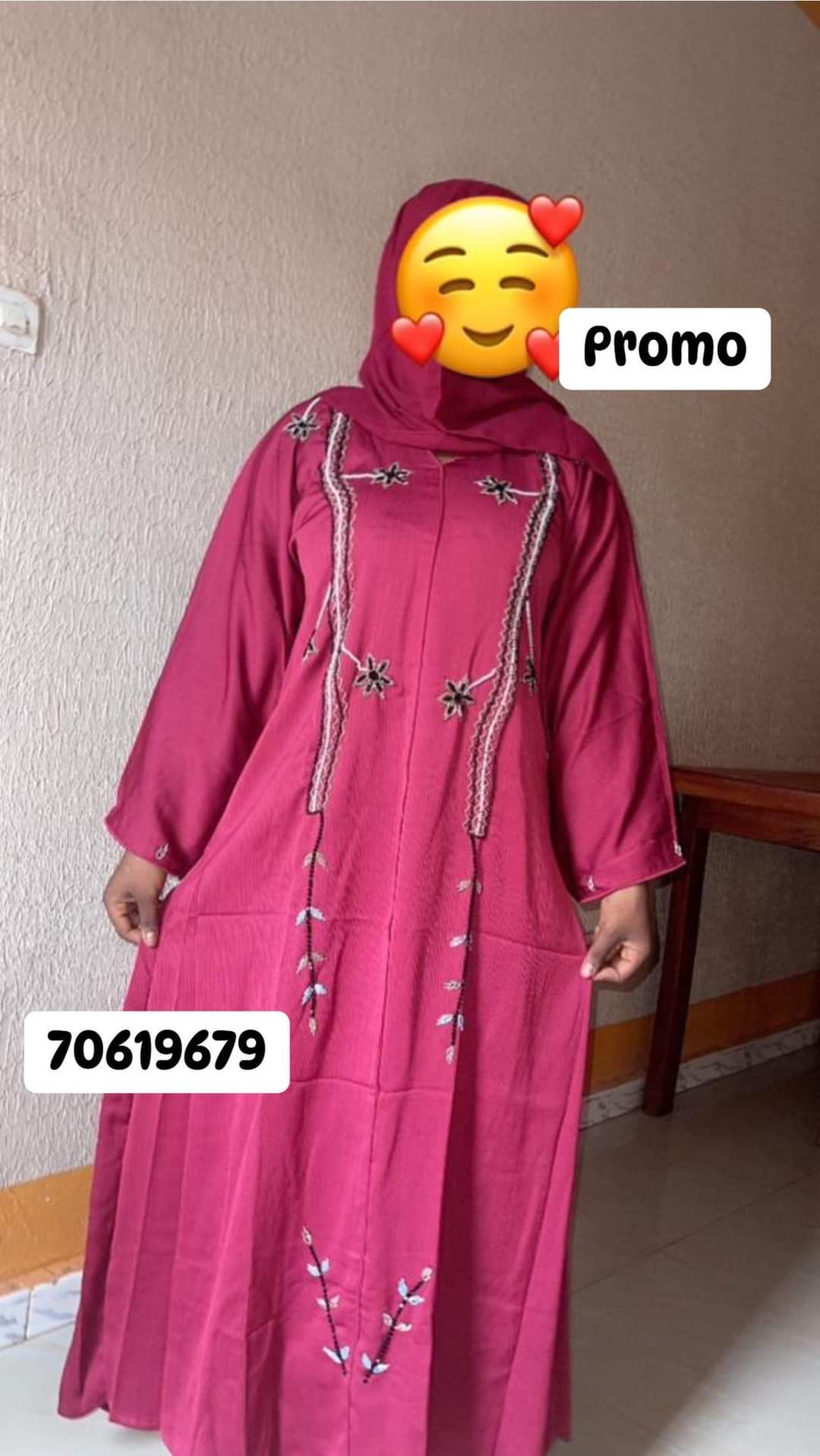 Chez Mamadou Sissako  vendeur  abaya robe broumouss  #promo  #livraison_Domicile 🚚 possible par tout au Mali 🇲🇱 Passez vos commandes au +223 70 61 96 79 vous pouvez m’appeler sur #watshap #en_gross_et_détail#grand_marché_de_bamako Immeuble sylla face de m - Vue détaillée 3