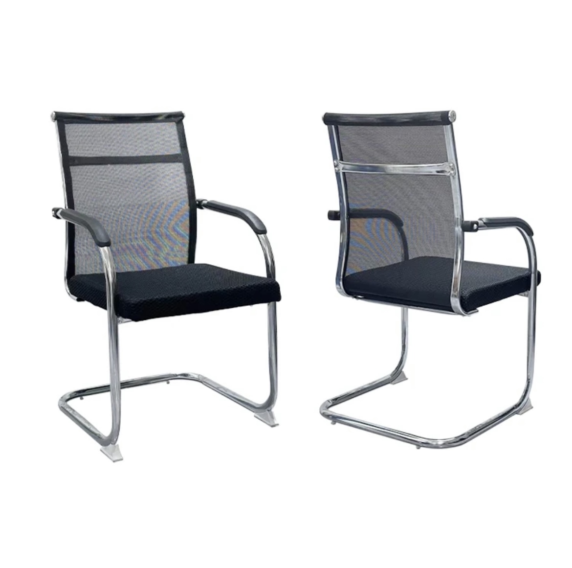 Chaise visiteurs pied courbé avec accord  - Vue détaillée 1