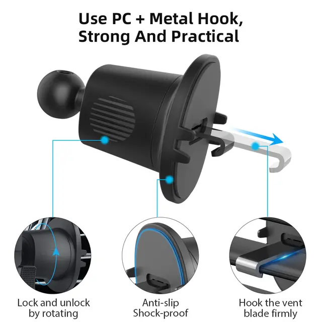 Support de téléphone portable pour voiture - Vue détaillée 2