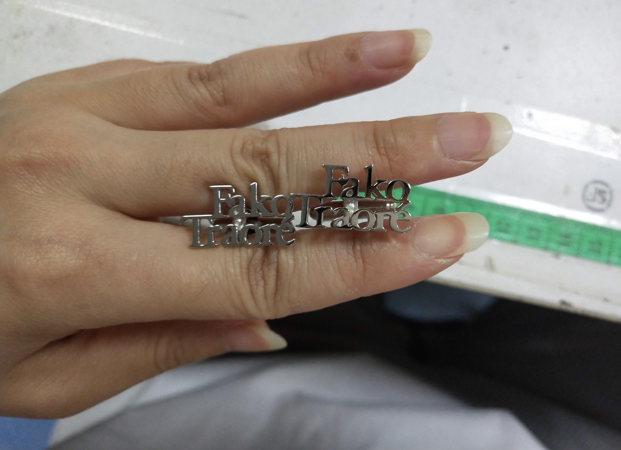 Boutons de manchette personnalisés pour hommes  - Vue détaillée 2