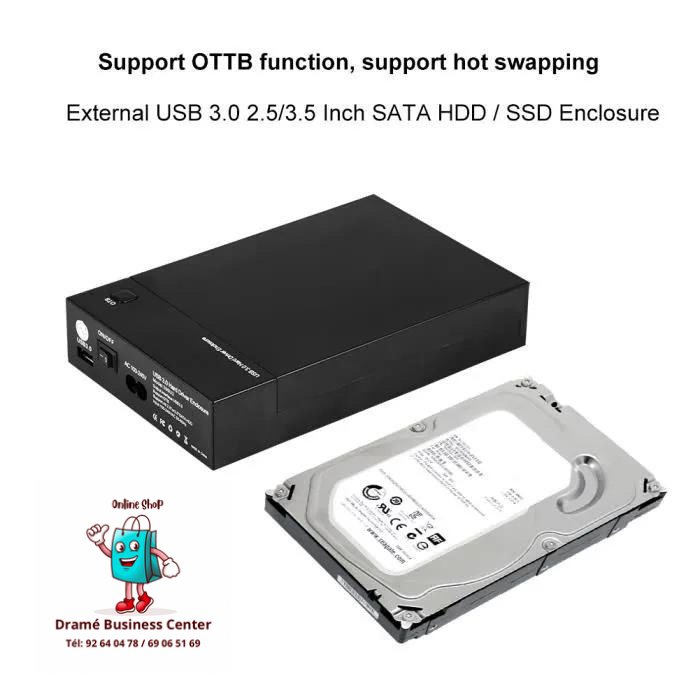 Boîtier disque dur bureautique  - Vue détaillée 4