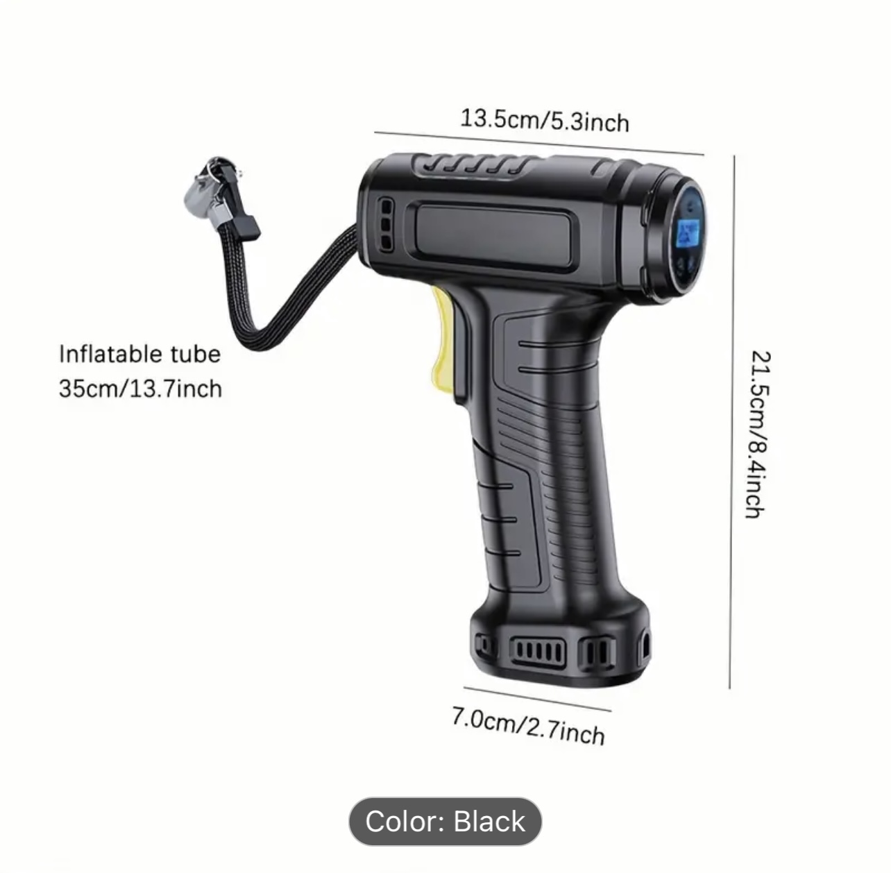 Compresseur d'air Portable Ultra-rapide 120W, - Vue détaillée 2