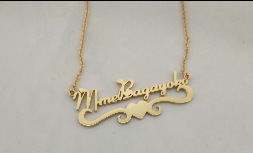 Collier personnalisé cœur  - Vue détaillée 3