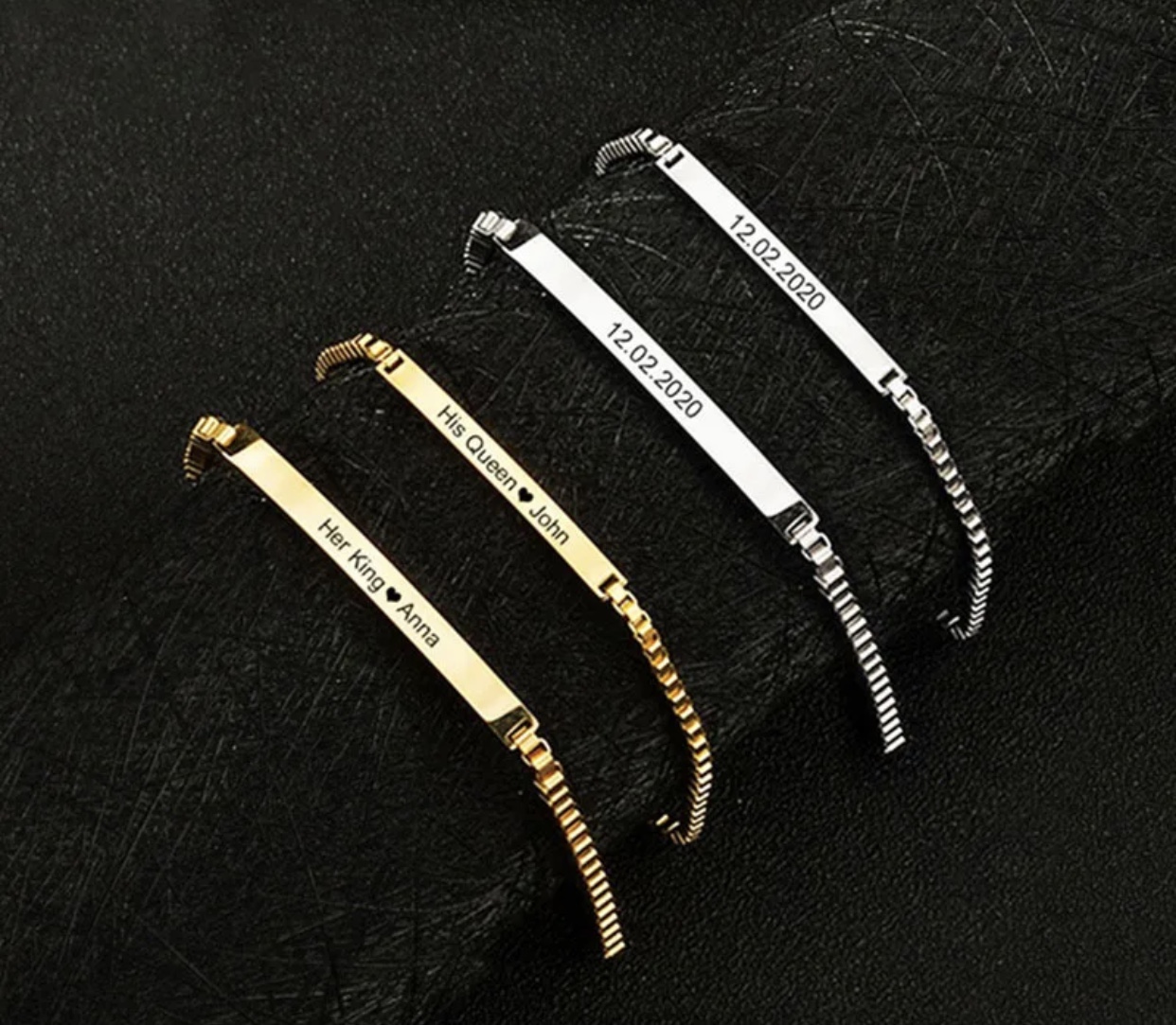 Bracelet personnalisé pour hommes et femmes  - Vue détaillée 1