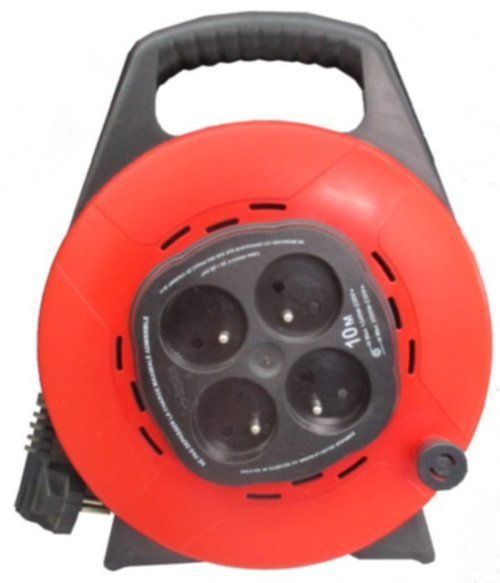 Rallonge Enroulable avec 4 Prises la longueur est de 10 mètres - Vue détaillée 2