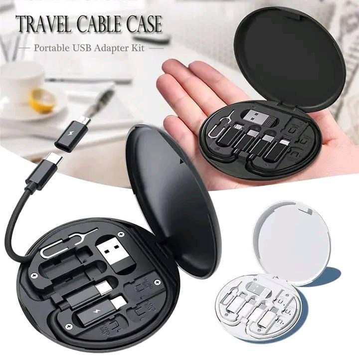 TRAVEL CABLE CASE Portable USB Adapter Kit - Vue détaillée 6