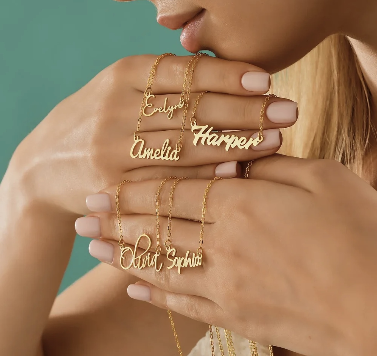 Collier simple  - Vue détaillée 1