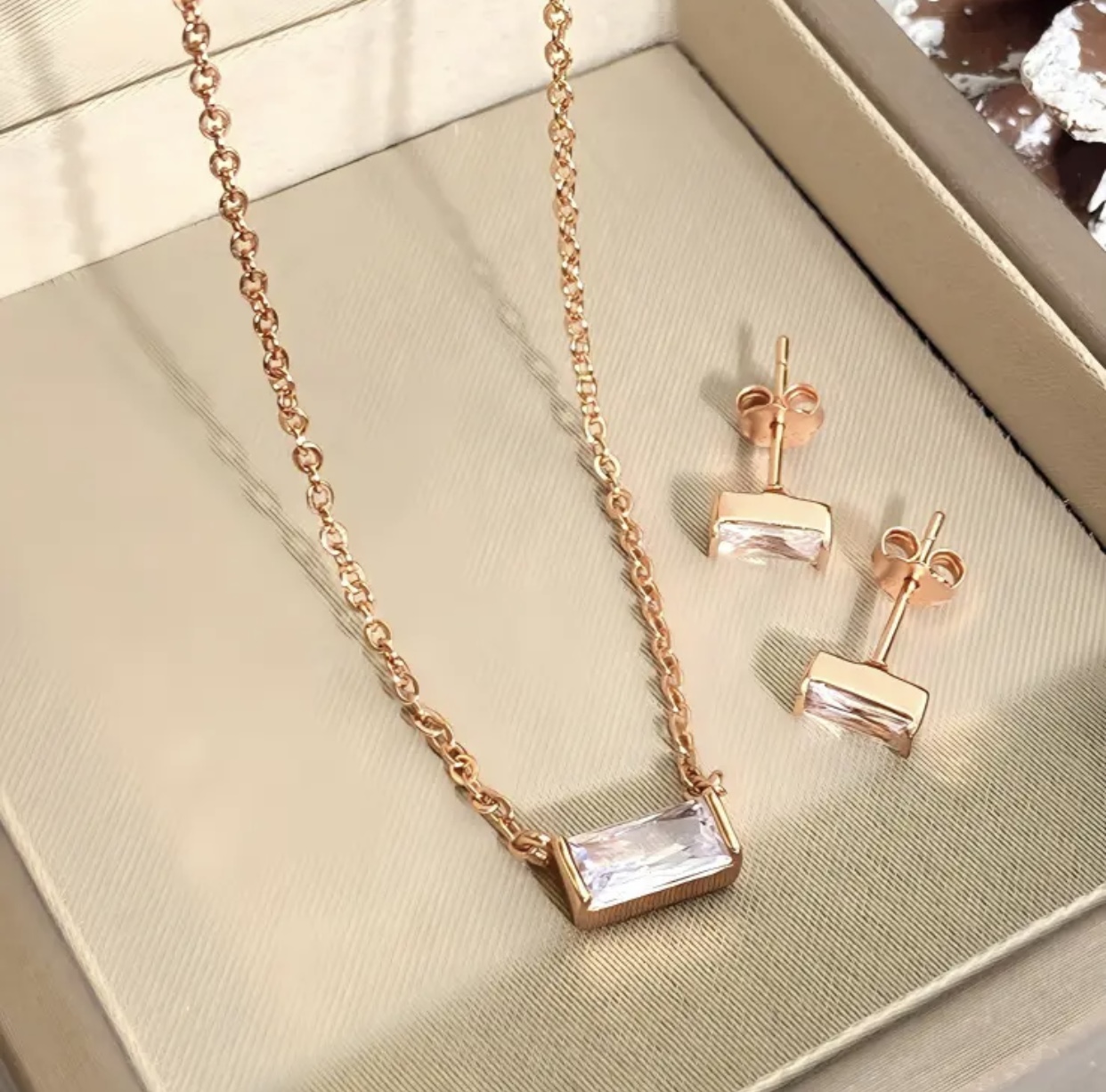 Ensemble collier en argent  - Vue détaillée 6