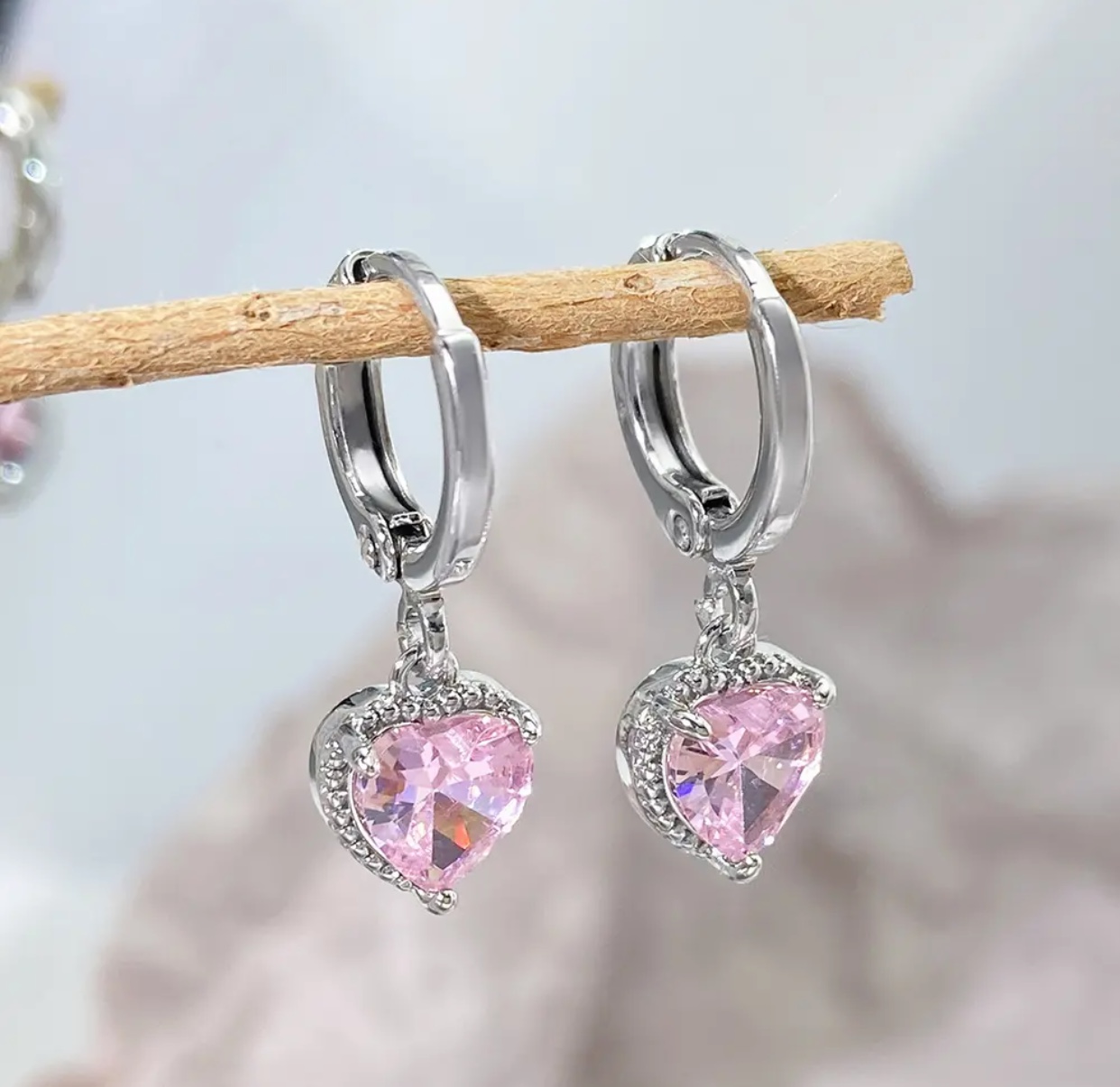 Collier boucles ensemble en argent  - Vue détaillée 2