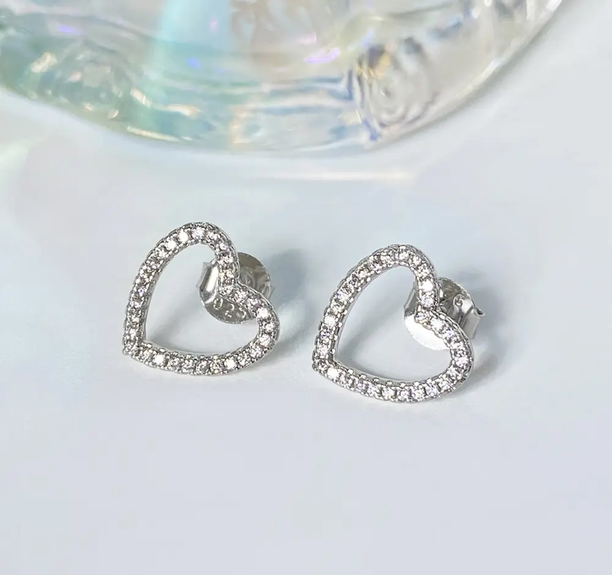 Ensemble collier boucles en argent  - Vue détaillée 4